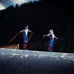 Biathlon femminile: sci di fondo e carabina